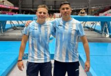 Santiago Ferrari debuta en gimnasia de trampolín