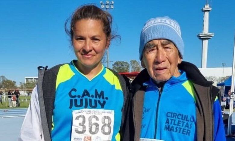 Atleta jujeño con 94 años competió en Buenos Aires Atleta jujeño con 94 años competió en Buenos Aires