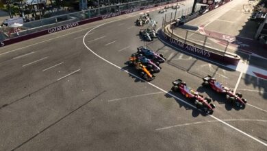 Colapinto protagonizó un choque y tuvo que abandonar el GP de Azerbaiyán
