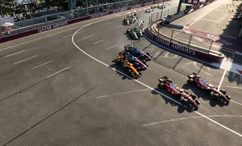 Colapinto protagonizó un choque y tuvo que abandonar el GP de Azerbaiyán Colapinto protagonizó un choque y tuvo que abandonar el GP de Azerbaiyán