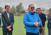 “Chuli” Jorge inauguró la primera cancha municipal de hockey