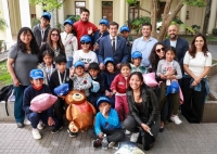 Estudiantes de Quirquincho visitaron San Salvador y fueron recibidos por el gobernador