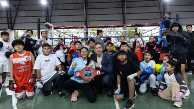 Sadir destacó el valor del deporte en Encuentro de Escuelas de Boxeo