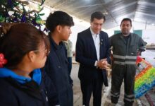 Sadir recorrió canchones y acompañó a los carroceros