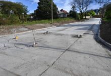 Bº Los Perales. Obras de pavimentación para mejorar la circulación