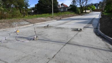 Bº Los Perales. Obras de pavimentación para mejorar la circulación
