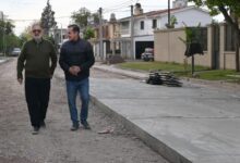 B° Los Perales suma un nuevo tramo pavimentado