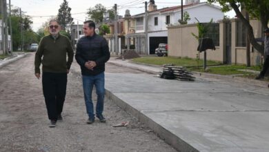 B° Los Perales suma un nuevo tramo pavimentado