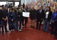 Legislatura reconoció la trayectoria del grupo Cazadores del 20