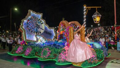 multitudinario último desfile de carrozas y carruajes