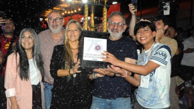 Jorge acompañó la premiación de los carroceros en el cierre de la 75ª FNE
