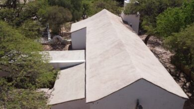 Iglesia de Purmamarca.Cmpletaron obras de mantenimiento