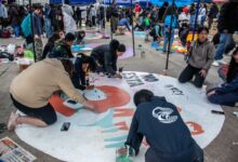 Con la Pintada Estudiantil, Jujuy empieza a palpitar la gran edición 75 de la FNE