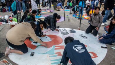 Con la Pintada Estudiantil, Jujuy empieza a palpitar la gran edición 75 de la FNE