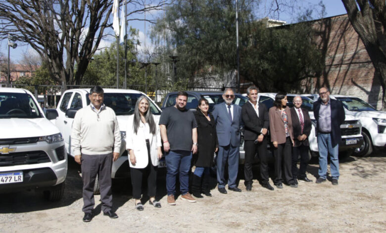 Jorge destacó la incorporación de camionetas 0KM Jorge destacó la incorporación de camionetas 0KM