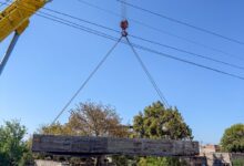 Avances en la construcción del nuevo puente sobre avenida Snopek