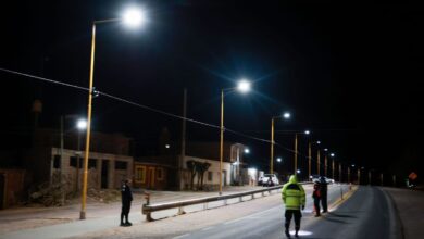 Nueva obra de iluminación mejora el acceso a Huacalera