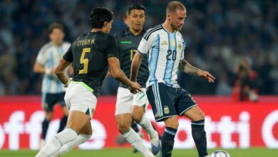 Exhibición de Argentina que goleó a Bolivia