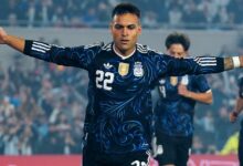Lautaro Martínez, entre los tres máximos goleadores de Argentina