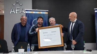 Entregaron a Messi el título de Doctor Honoris Causa