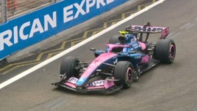 Franco Colapinto abandonó en el inicio de la Sprint en Singapur Franco Colapinto abandonó en el inicio de la Sprint en Singapur