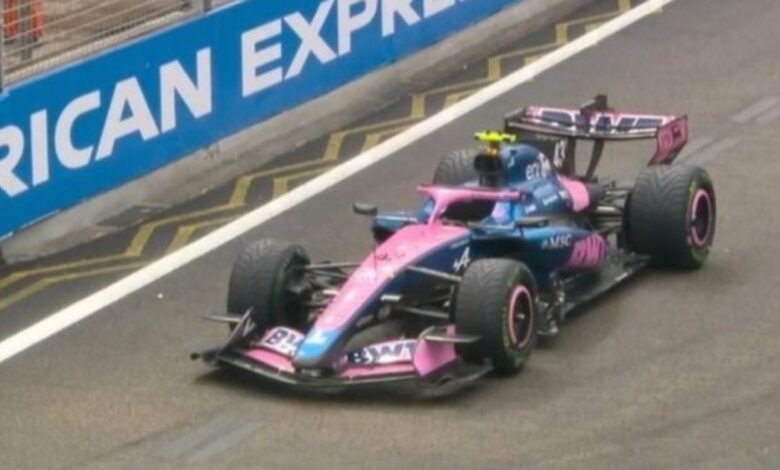 Franco Colapinto abandonó en el inicio de la Sprint en Singapur