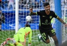 “Cuti” Romero ayer le dio el triunfo al Atlético Madrid