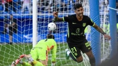 “Cuti” Romero ayer le dio el triunfo al Atlético Madrid