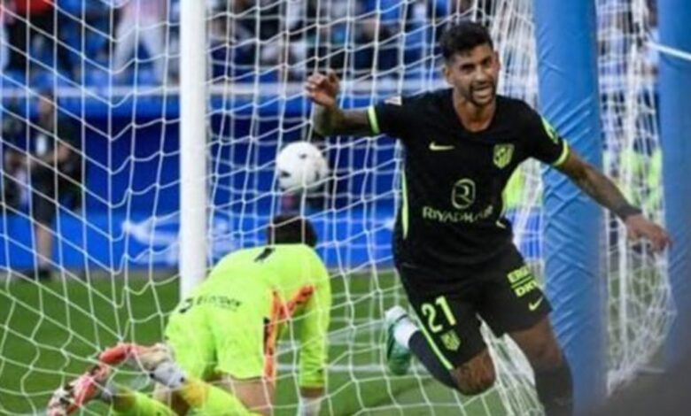 “Cuti” Romero ayer le dio el triunfo al Atlético Madrid