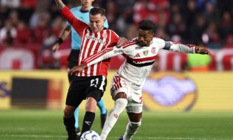 Estudiantes y Flamengo empataron sin goles