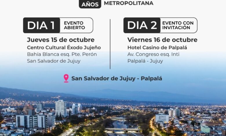 Jujuy será sede del Día Mundial Metropolitano 2026