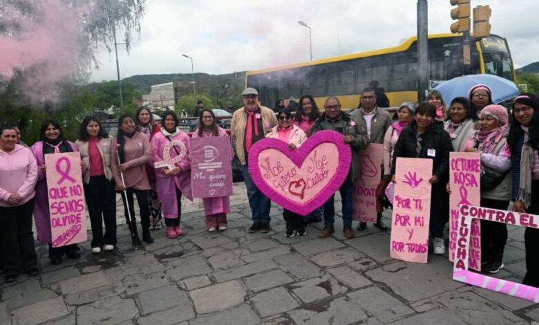 Municipio realizó una jornada de concientización sobre el cáncer de mama