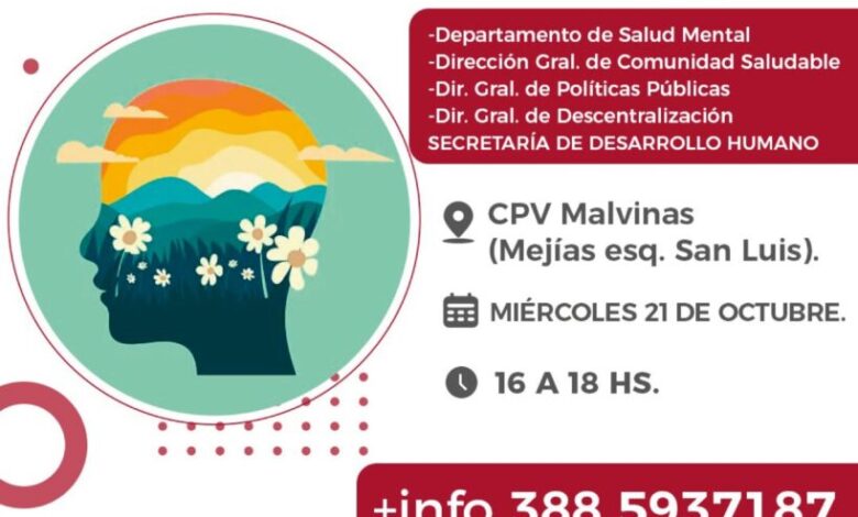 Acciones de sensibilización por Mes de la Salud Mental Acciones de sensibilización por Mes de la Salud Mental