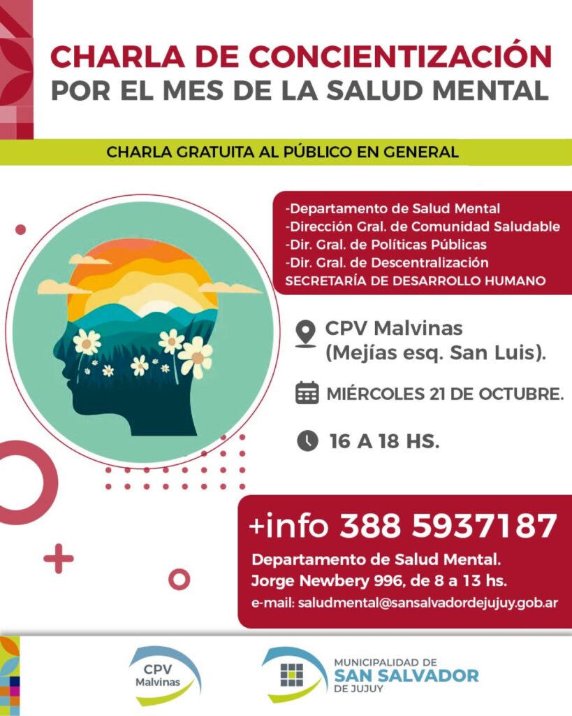 Acciones de sensibilización por Mes de la Salud Mental Acciones de sensibilización por Mes de la Salud Mental