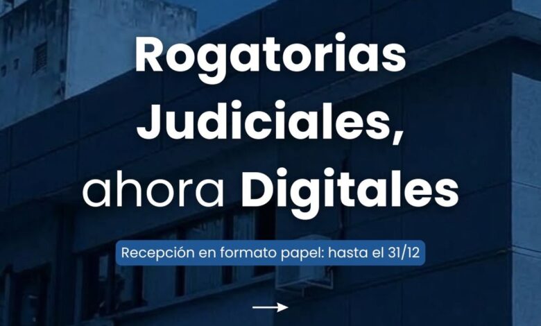 Inmuebles avanza en la digitalización de las rogatorias judiciales