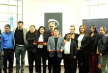 Jorge entregó certificados a jóvenes de la Asociación Todos Juntos