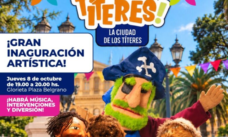 Ta Te Títeres llega a Plaza Belgrano