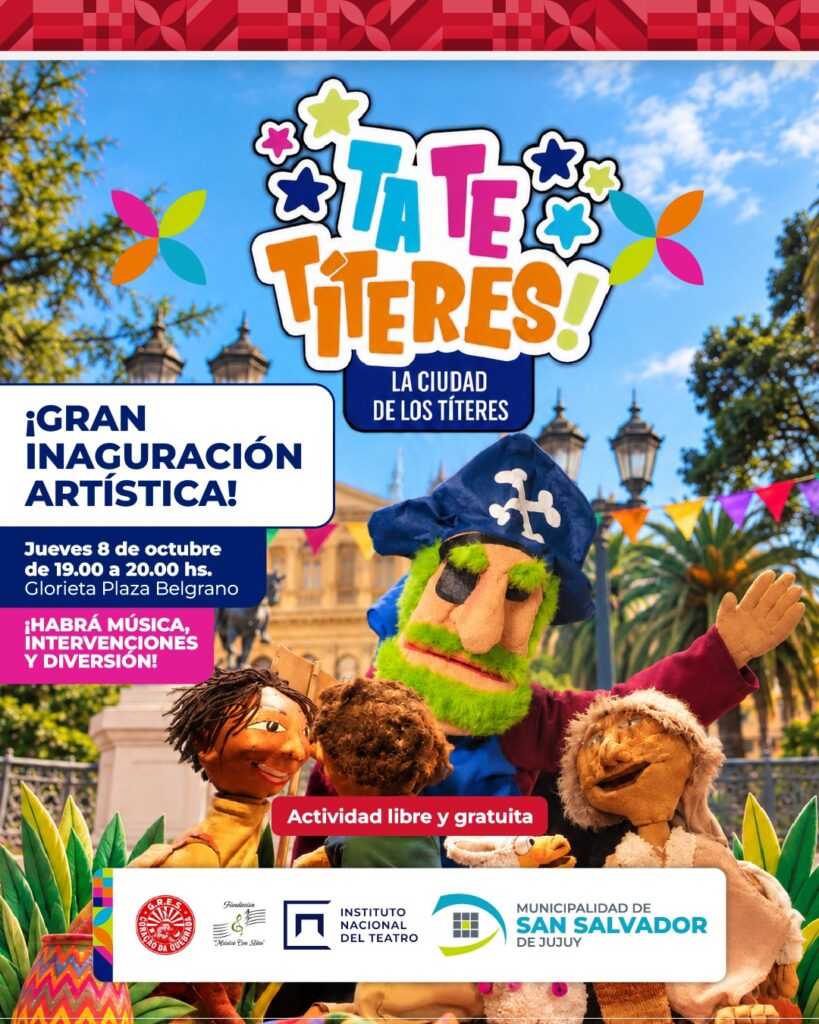 Ta Te Títeres llega a Plaza Belgrano